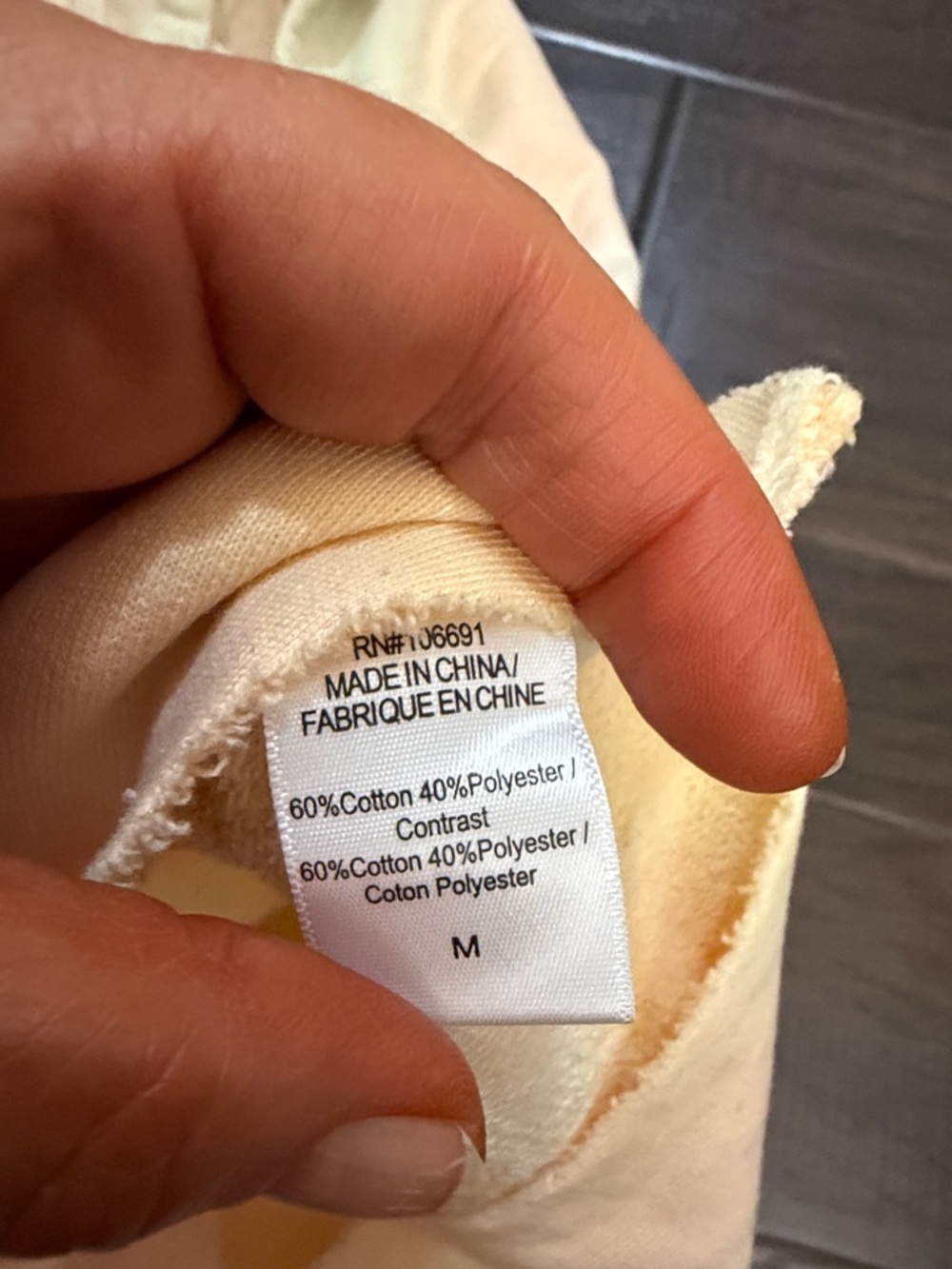 Young Fabulous & Broke hoodie Pastel Peach Tie-Dye Sleeveless - Picture 6 of 10